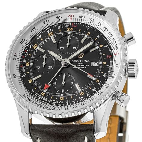 used breitling navitimer gmt|Breitling Navitimer chrono 46mm watch.